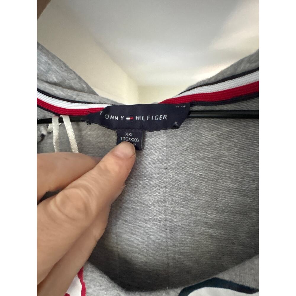 Tommy Hilfiger | TH 85 Hoodie Dress XXL Grey Athleisure Sportswear - Picture 5 of 7